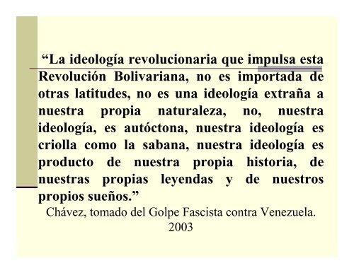 pensamiento politico bolivariano- revolucionario - LuisCastellanos