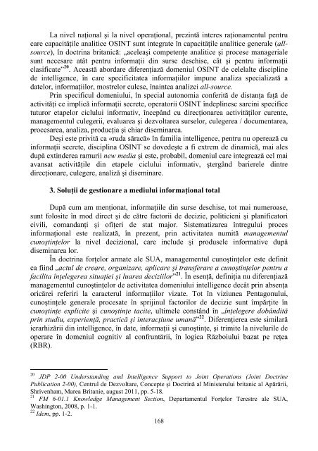 Vol. 1 - Centrul de Studii Strategice de Apărare şi Securitate ...