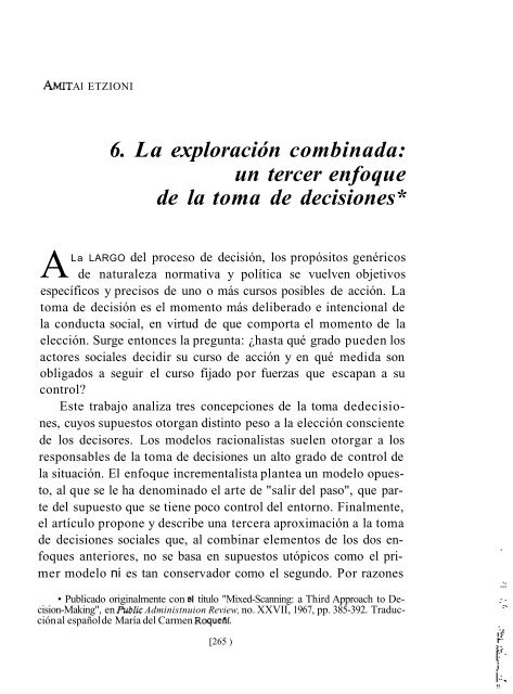 "La Hechura de las Políticas". - Instituto Nacional de Administración ...