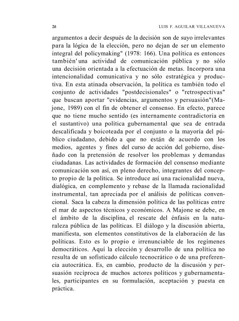 "La Hechura de las Políticas". - Instituto Nacional de Administración ...