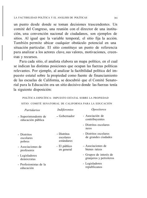 "La Hechura de las Políticas". - Instituto Nacional de Administración ...