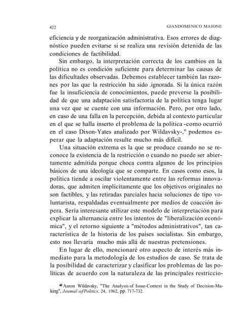 "La Hechura de las Políticas". - Instituto Nacional de Administración ...