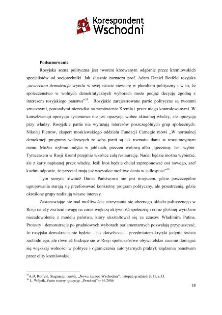 Scena polityczna Rosji.pdf - Korespondent Wschodni