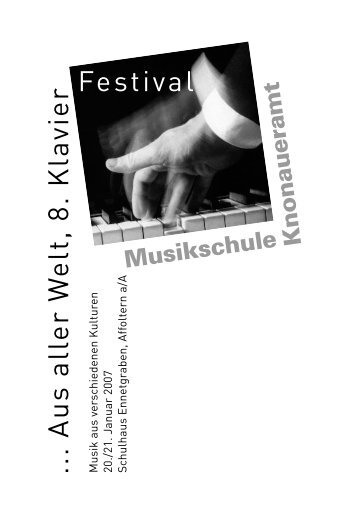 Klavierfestival Programm 07 - Musikschule Knonaueramt