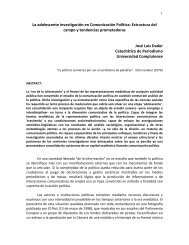 La adolescente investigación en Comunicación Política: Estructura ...