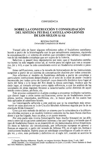 sobre la construccion y consolidacion del sistema feudal ... - RACO