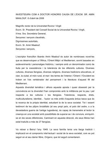 Text del padrí - Universitat Rovira i Virgili