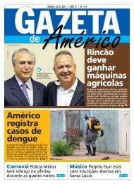 cidade - Gazeta de Américo