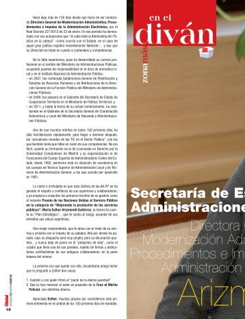 Dª. Esther Arizmendi - Revista DINTEL Alta Dirección