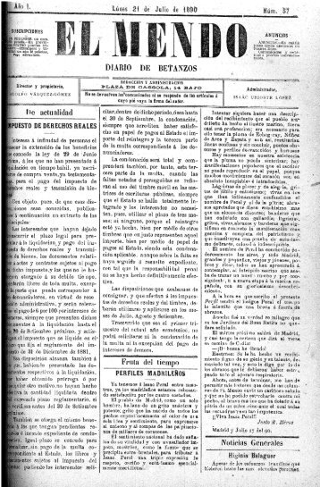 DIARIO DE BETANZOS - Hemeroteca Virtual de Betanzos