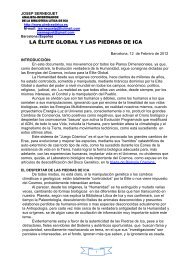 LA ÉLITE GLOBAL Y LAS PIEDRAS DE ICA