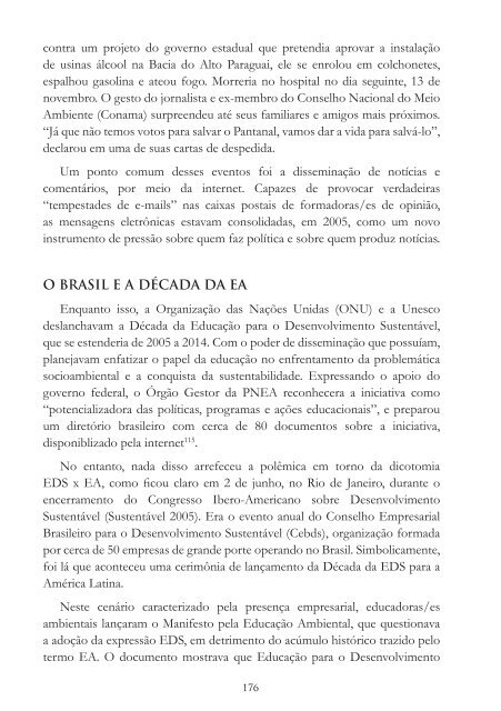 Os Diferentes Matizes da Educação Ambiental no Brasil