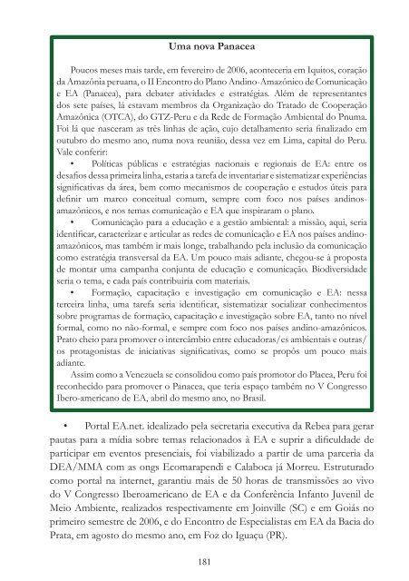 Os Diferentes Matizes da Educação Ambiental no Brasil