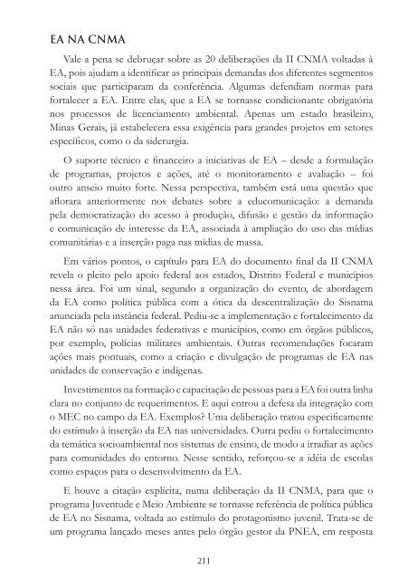 Os Diferentes Matizes da Educação Ambiental no Brasil