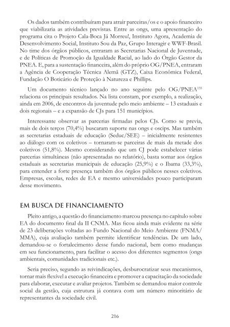 Os Diferentes Matizes da Educação Ambiental no Brasil