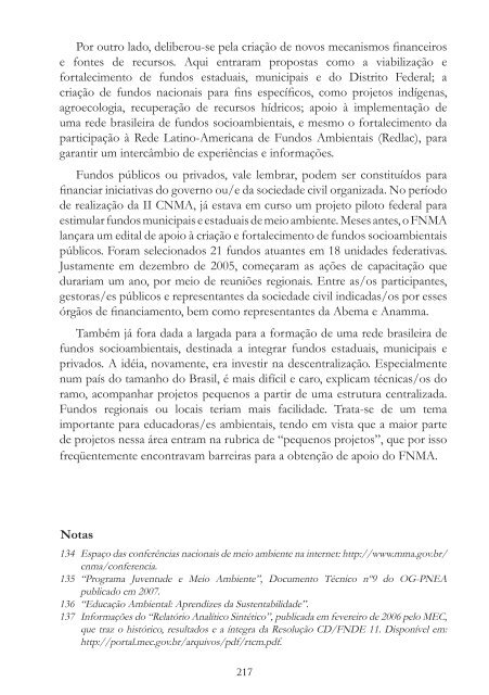 Os Diferentes Matizes da Educação Ambiental no Brasil