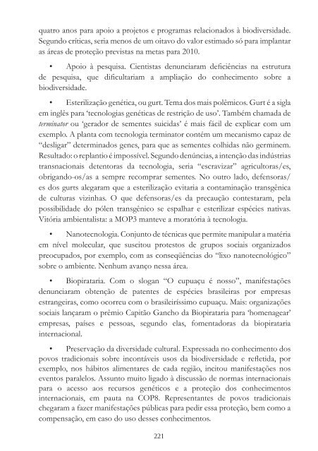 Os Diferentes Matizes da Educação Ambiental no Brasil