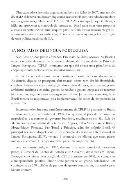 Os Diferentes Matizes da Educação Ambiental no Brasil