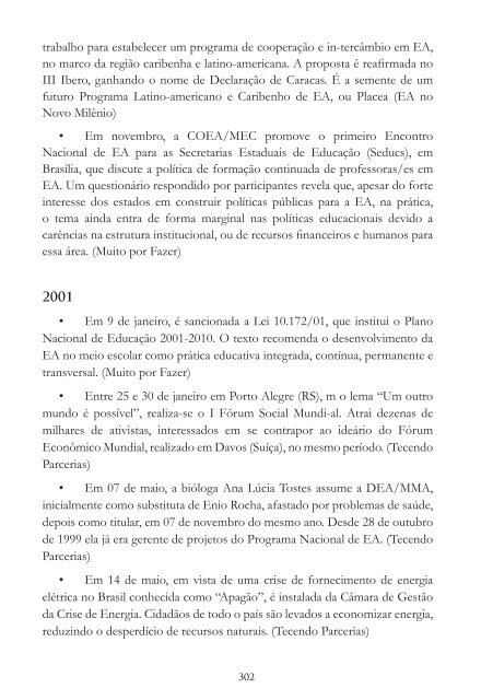 Os Diferentes Matizes da Educação Ambiental no Brasil