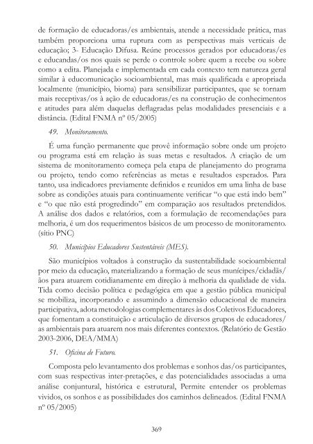 Os Diferentes Matizes da Educação Ambiental no Brasil