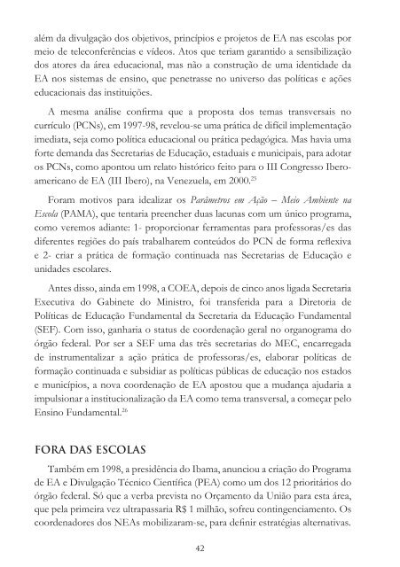 Os Diferentes Matizes da Educação Ambiental no Brasil