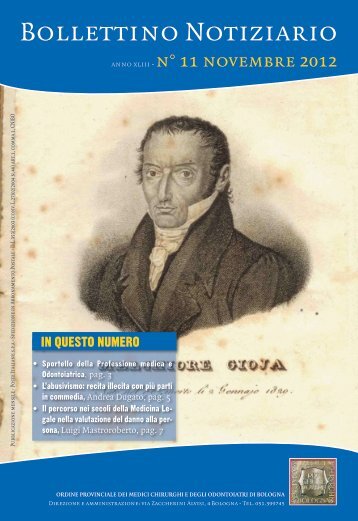 Novembre 2012 - Ordine dei Medici di Bologna