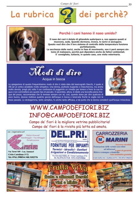 Copia di giornale:1-52.qxd.qxd - Campo de'fiori