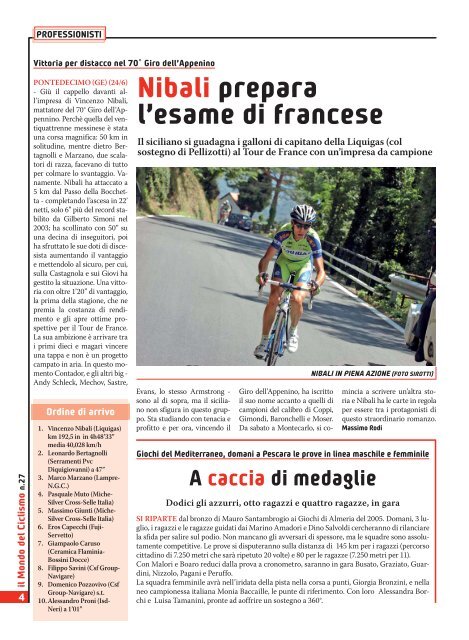 FILIPPO IL GRANDE - Federazione Ciclistica Italiana