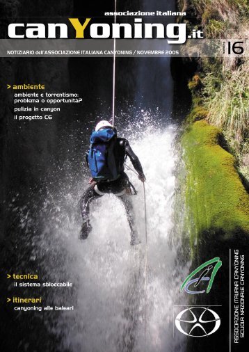 ambiente > tecnica > itinerari - Associazione Italiana Canyoning