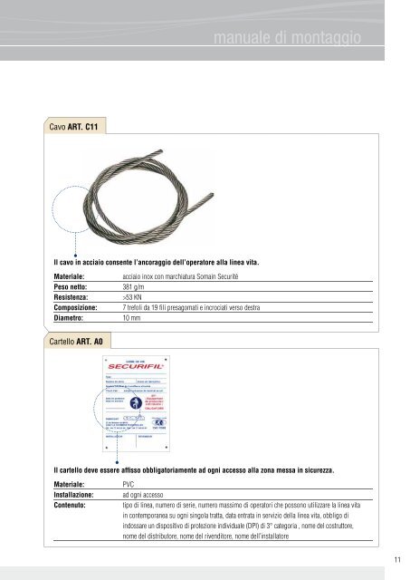 manuale di montaggio - Somain Italia