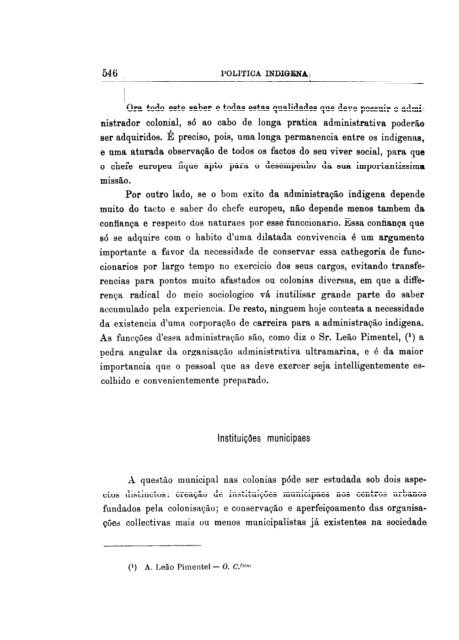 Politica Indigena - Faculdade de Direito da UNL