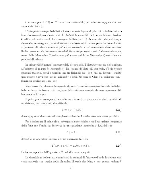 Lezioni di Meccanica Quantistica (Lecture notes, Univ. Pisa)