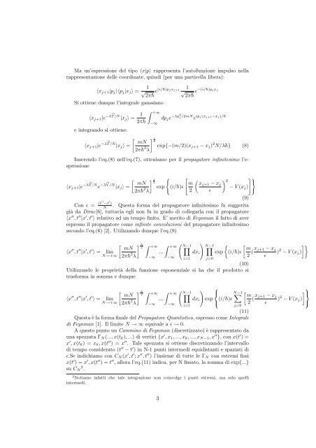 Scarica la tesi Integrale di Feynman sui Cammini e Processi Stocastici