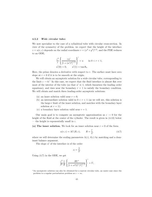 Asymptotic Analysis and Singular Perturbation Theory