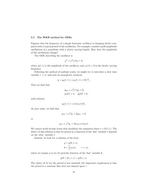 Asymptotic Analysis and Singular Perturbation Theory