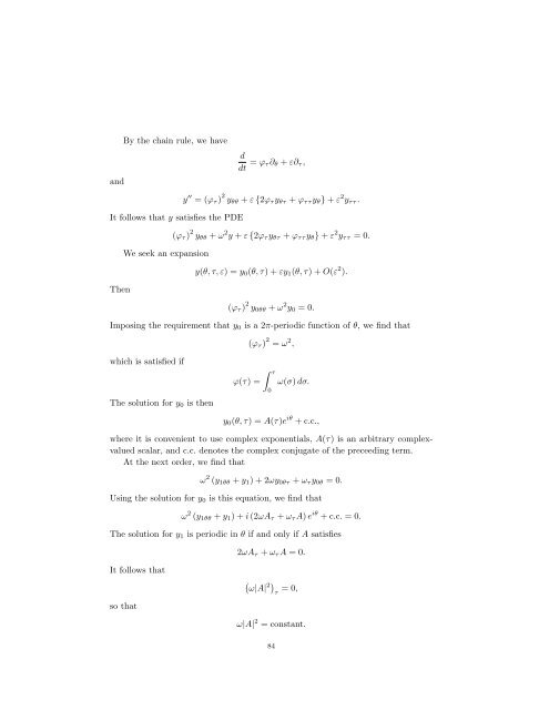 Asymptotic Analysis and Singular Perturbation Theory