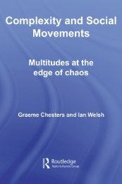 Complexity and Social Movements: Multitudes at the Edge of Chaos ...