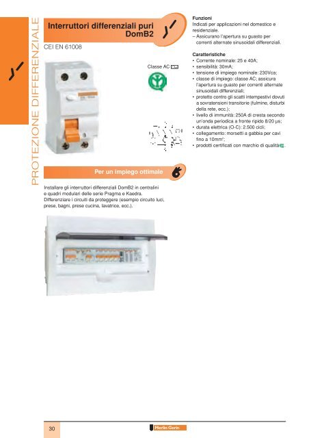 Protezione differenziale - Nuova Elva