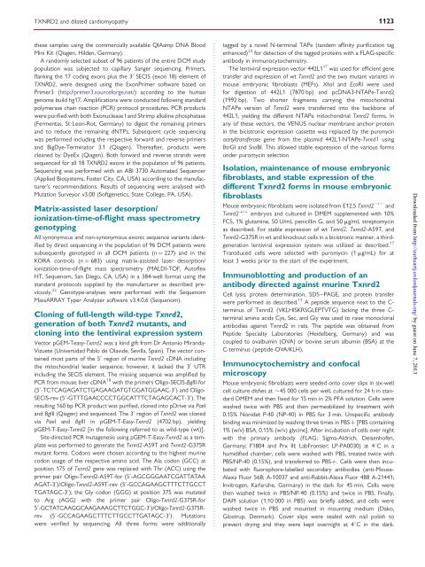 Mutations in the mitochondrial thioredoxin reductase gene TXNRD2 ...