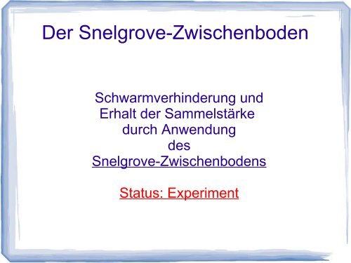 Der Snelgrove-Zwischenboden - Immenfreunde