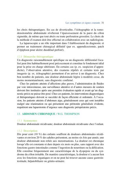 Principes fondamentaux de gastro-entérologie