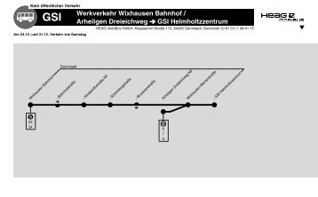 Bus ab GSI - GSI Helmholtzzentrum für Schwerionenforschung