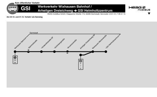 Bus ab GSI - GSI Helmholtzzentrum für Schwerionenforschung