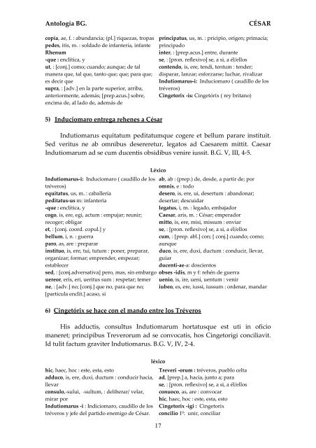 César: antología BG-BC