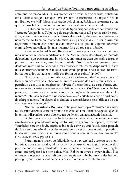 As “cartas” de Michel Tournier para o enigma da vida em