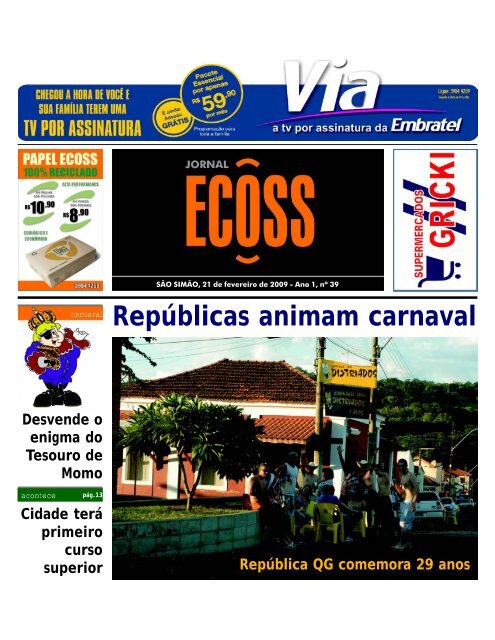 Jornal Ecoss Edição Nº 39 - Ogawa Butoh Center