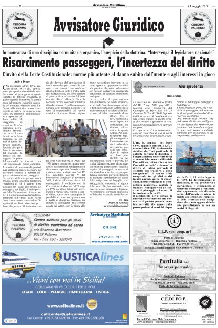 Palermo-Piombino, la disfida della... Concordia - Avvisatore ...