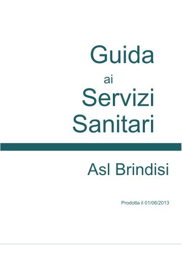 Guida ai servizi di ASL Brindisi