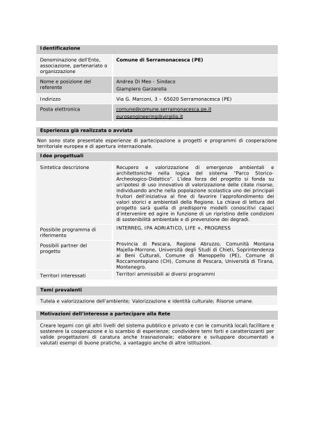 CATALOGO GENERALE - Portale Sangro Aventino