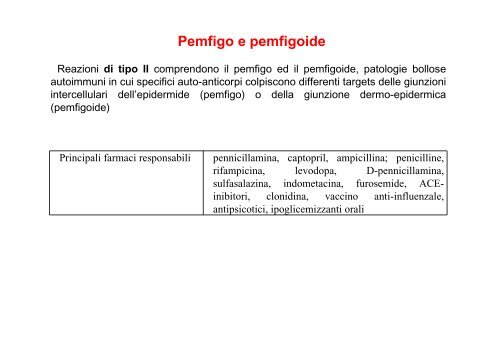 clinica delle reazioni avverse a farmaci - Regione Campania